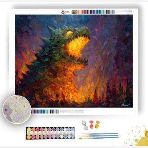 BURNING REVERIE - Paint by Numbers Full Kit