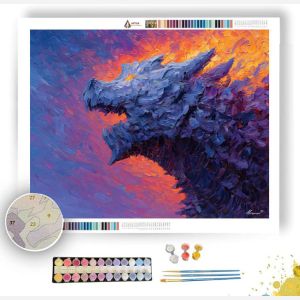 SILVER PULSE - Paint by Numbers Full Kit