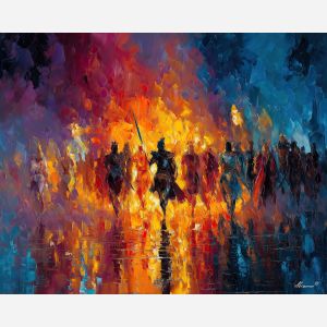 greek, mythology, palette knife, oil painting, impasto, textured strokes, vivid colors, expressive art, modern painting, bold composition, dramatic light, color contrast, atmospheric, visual storytelling, contemporary art, creative, illustrative