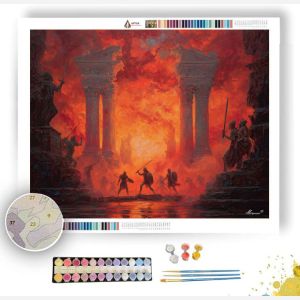 CRIMSON ARC - Paint by Numbers Full Kit