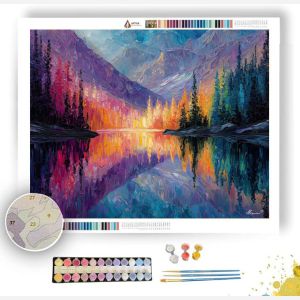 CRYSTALLINE EMBRACE - Paint by Numbers Full Kit