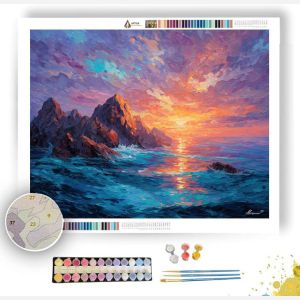 CRYSTALLINE SUMMIT - Paint by Numbers Full Kit