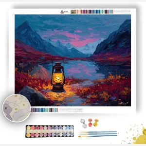 GILDED LANTERN - Paint by Numbers Full Kit
