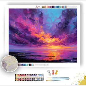 MOLTEN HORIZON - Paint by Numbers Full Kit