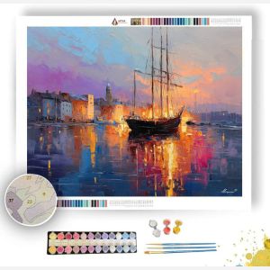 GILDED HARBOR - Paint by Numbers Full Kit