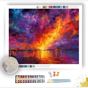FLICKERING EMBER - Paint by Numbers Full Kit