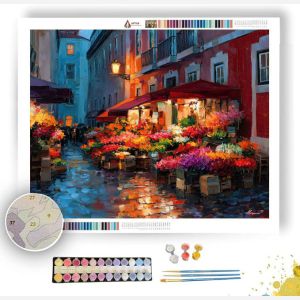 LISBON FLOWER STALL AT - Paint by Numbers Full Kit