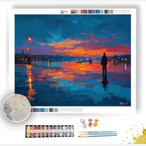 OSLO FISHERMAN AT TWILIGHT - Paint by Numbers Full Kit