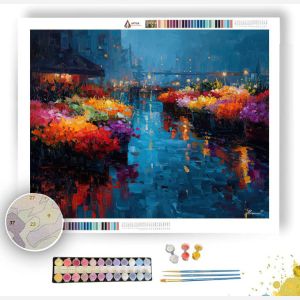 SYDNEY FLOATING FLOWER MARKET - Paint by Numbers Full Kit
