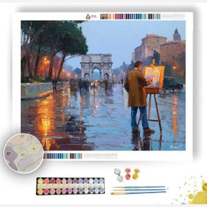 ROME ARTIST AT EASEL - Paint by Numbers Full Kit