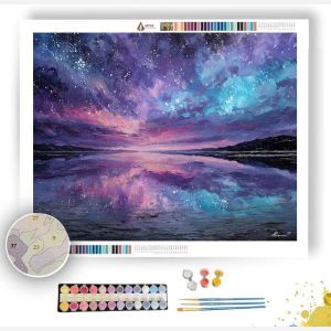 FROZEN LAKE CONSTELLATIONS - Paint by Numbers Full Kit