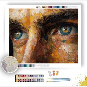 TRAIN WINDOW GLANCE - Paint by Numbers Full Kit