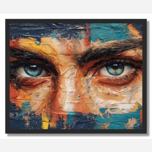 GRAFFITI WALL STARE - FRAMED