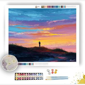 DUNE COURSE SILHOUETTE - Paint by Numbers Full Kit