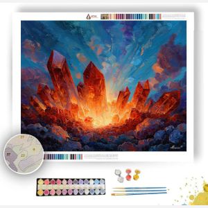 CRYSTAL DROPZONE RADIANCE - Paint by Numbers Full Kit