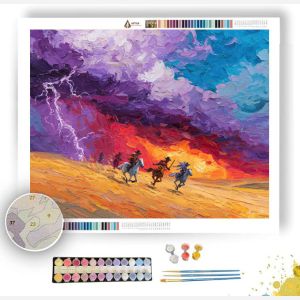 STORMFRONT ON FLOATING DUNES - Paint by Numbers Full Kit
