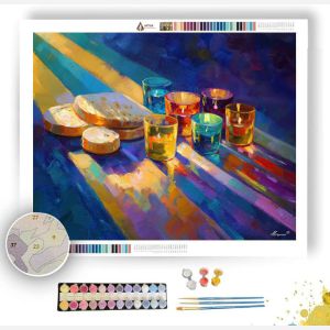 PASSOVER LIGHT STRIPE - Paint by Numbers Full Kit