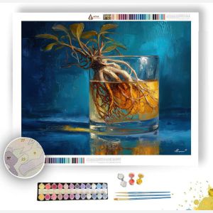 BANYAN ROOTS IN GLASS - Paint by Numbers Full Kit