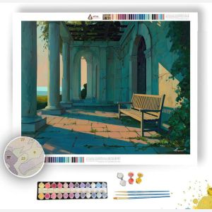 THE STAIR UNDER SKYLIGHT - Paint by Numbers Full Kit