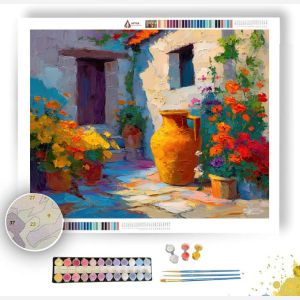 COURTYARD GLOW - Paint by Numbers Full Kit