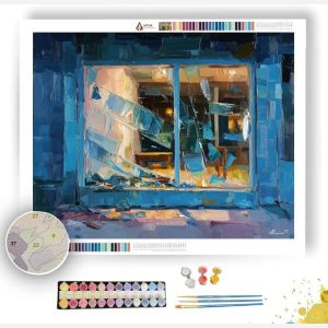 SPLINTERED SHADOW GLOW - Paint by Numbers Full Kit