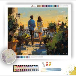 AGAINST BRASS PATH - Paint by Numbers Full Kit