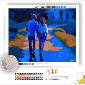 SILK HEADPHONES GLOW - Paint by Numbers Full Kit