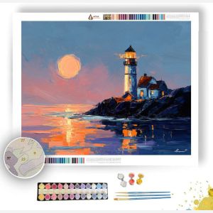 COBALT DISTANCE VIGNETTE - Paint by Numbers Full Kit