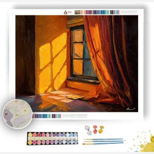 WINDOW SHADOW SPARK - Paint by Numbers Full Kit