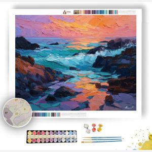 ROCKY WATER CHORD - Paint by Numbers Full Kit