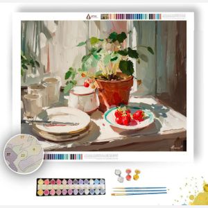 WINDOW TABLE VIGNETTE - Paint by Numbers Full Kit