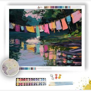 SCENE MARBLE HUSH - Paint by Numbers Full Kit