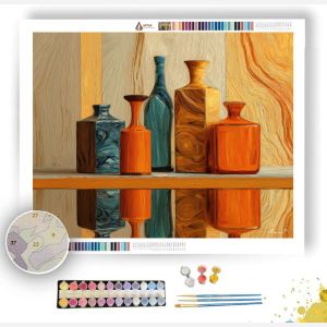 WOOD LINES SCENE - Paint by Numbers Full Kit
