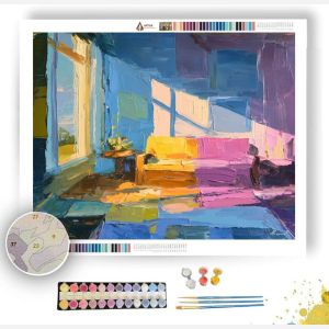 BRIGHT SILK MOMENT - Paint by Numbers Full Kit