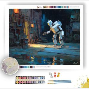 REACHING IRON HOUR - Paint by Numbers Full Kit