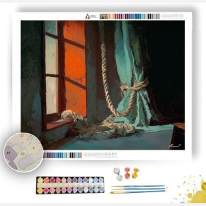 WINDOW PATH SILK - Paint by Numbers Full Kit