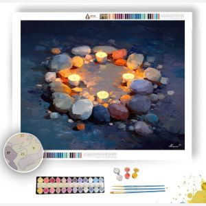 SHADOW CIRCLE HALO - Paint by Numbers Full Kit