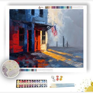 CORNER EMBER VIGNETTE - Paint by Numbers Full Kit