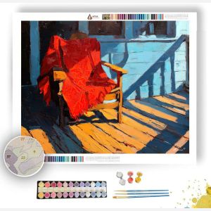 DRAPED BRASS TRACE - Paint by Numbers Full Kit