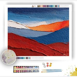 HILLS DETAIL - Paint by Numbers Full Kit