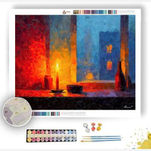 QUIET CANDLELIT - Paint by Numbers Full Kit
