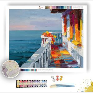BALCONY SILK DRIFT - Paint by Numbers Full Kit