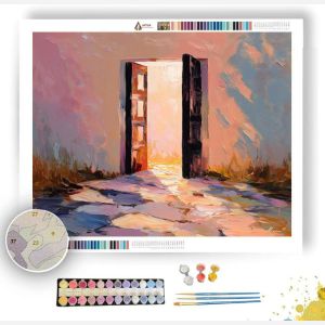 SHADOW DOORWAY PASSAGE - Paint by Numbers Full Kit