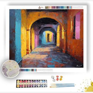 COLONIAL ARCH CORRIDOR - Paint by Numbers Full Kit
