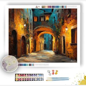 HISTORIC ARCHWAY ALLEY - Paint by Numbers Full Kit