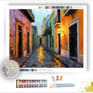 OLD SAN JUAN ALLEY - Paint by Numbers Full Kit