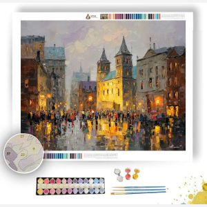 OLD CITY PLAZA - Paint by Numbers Full Kit