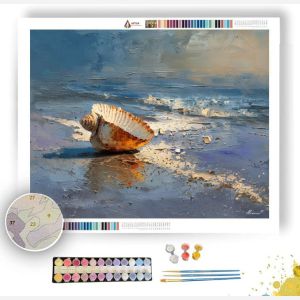 SHELL ON TIDE SAND - Paint by Numbers Full Kit