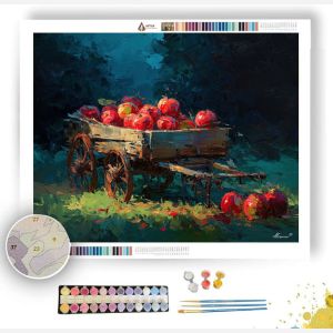APPLE HARVEST CART - Paint by Numbers Full Kit