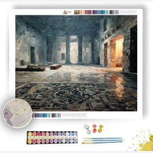 ROMAN MOSAIC FLOOR HALL - Paint by Numbers Full Kit